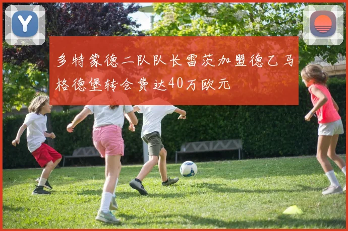 多特蒙德二队队长雷茨加盟德乙马格德堡转会费达40万欧元